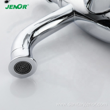 Supporting Chrome Basin Faucet with Soap Dispenser
